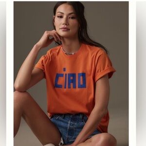 Clare V Ciao T-shirt SMALL